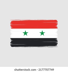 Syria Flag Vector. National Flag