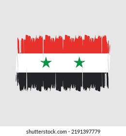 Syria Flag Vector. National Flag
