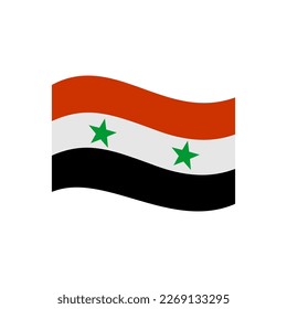 Syria flags icon set, Syria independence day icon set vector sign symbol