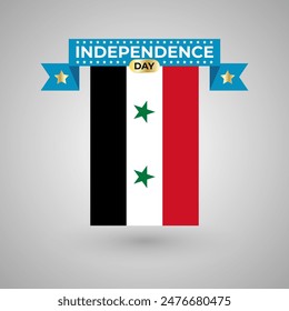 Syria Independence Day Flag Banner