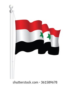 syria national flag