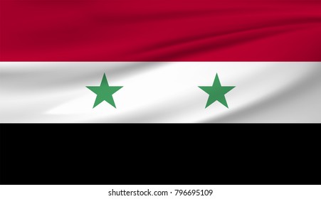 syria national flag