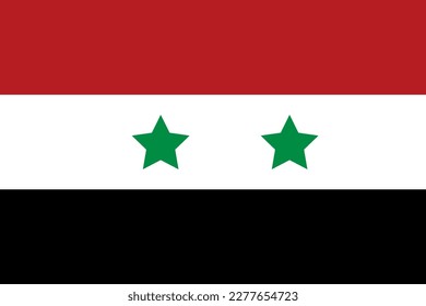 Syria officially flag Vector file