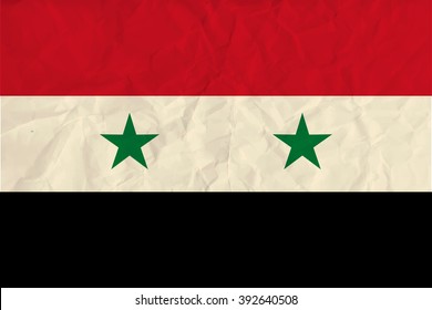 Syria  paper  flag