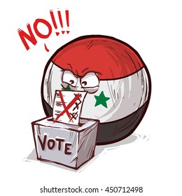 Syria voting no
