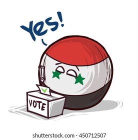 Syria voting yes