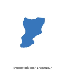 Syrian city Al Tal. Map vector illustration.