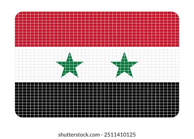 The Syrian flag stands as a powerful emblem of resilience and unity. With its striking tricolor design, it features three bold horizontal stripes—red, white, and black—each representing the rich histo