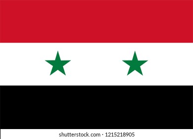 Syrian flag vector image