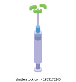 Syringe antibiotic resistance icon. Isometric of Syringe antibiotic resistance vector icon for web design isolated on white background