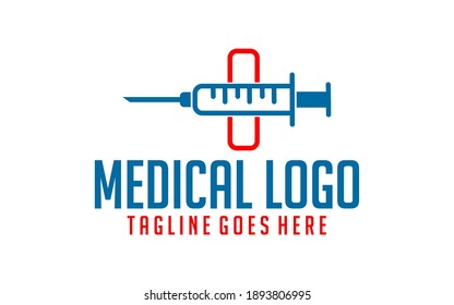 Jeringa Con cruz, vector del icono de inyección, signo plano relleno, pictograma sólido aislado en blanco. Símbolo, ilustración del logotipo.