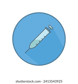 syringe element icon vector design