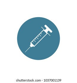 syringe flat icon