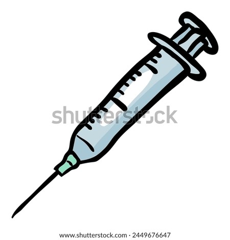 Syringe Hand Drawn Doodle Icon