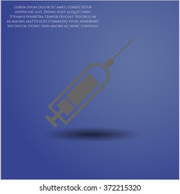 Syringe high quality icon