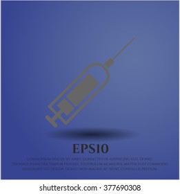Syringe high quality icon