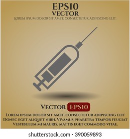 Syringe high quality icon