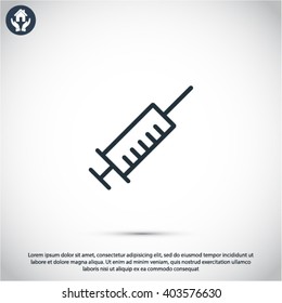 Syringe  icon