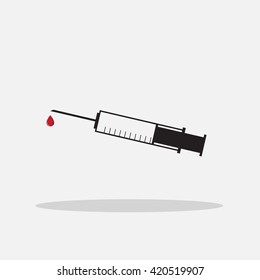 Syringe Icon. 