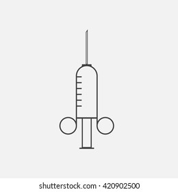 Syringe Icon. 