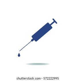 Syringe. Icon.