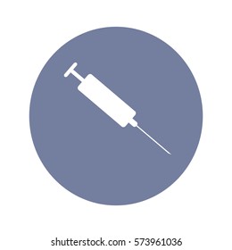 Syringe. Icon.