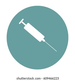 Syringe. Icon.