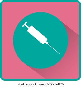 Syringe. Icon.