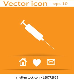 Syringe. Icon.