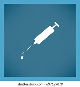 Syringe. Icon.