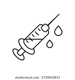 Spritze Symbol sauber und moderne Vektorgrafik