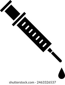 Syringe Icon Design For Personal And Commercial Use.