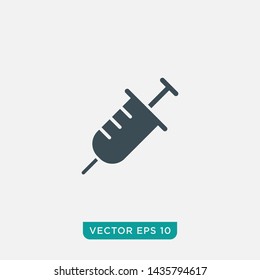 Syringe Icon Design, Vector EPS10