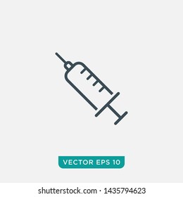 Syringe Icon Design, Vector EPS10