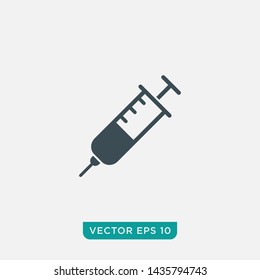 Syringe Icon Design, Vector EPS10