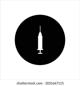 Syringe icon design vector graphic illustration