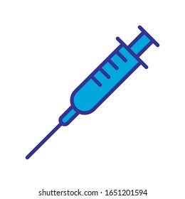 syringe icon design vector template