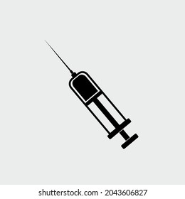 syringe icon designe  isolated on white background