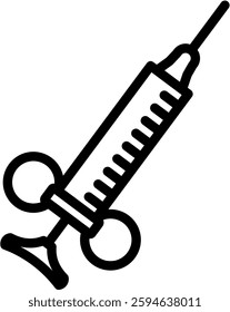 Syringe Icon Element For Design