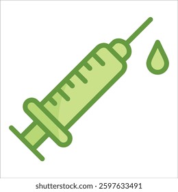 Syringe Icon Element For Design