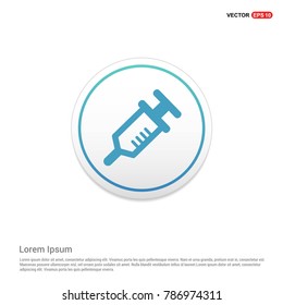 syringe icon - EPS 10