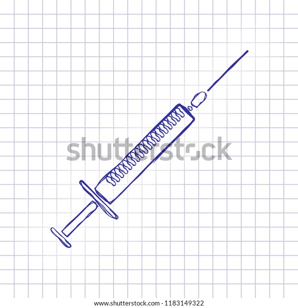 Best Syringe Drawing Sketch Black for Girl