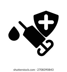 Spritze Symbol Illustration Vektor Design Template