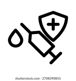 Syringe icon illustration vector design template