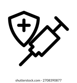 Ícone de seringa ilustração vetor modelo de design
