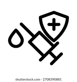 Ícone de seringa ilustração vetor modelo de design