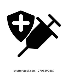 Syringe icon illustration vector design template