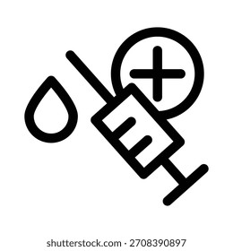 Syringe icon illustration vector design template