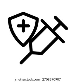 Syringe icon illustration vector design template