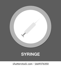 syringe icon - injection sign